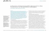 A Journal of Clinical Therapeutics - A Review of Homeopathic …archive.foundationalmedicinereview.com/publications/15/1/... · 2018-03-06 · homeopathic clinical trials published