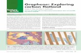 Graphene: Exploring carbon flatland · graphene will depend on progress with its epitaxial growth, the physics of this new 2D electron system is already fully accessible. Slow relativity