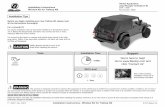 SupportP13 - 58221 - Rev. 2 0813 2013 Bestop, Inc. Vehicle Application: Jeep Wrangler Unlimited TJD 2004 2006 Part Number: 58221 Care and Maintenance of your Bestop Product Your Bestop