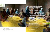 Preserving the Essence, Adapting for Reach: Early …...Early Lessons from Large-Scale Implementations of the Graduation Approach INDIA Case Study by Anasuya Sengupta Series Editor: