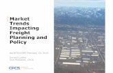 Market Trends Impacting Freight Planning and Policy...2017/02/19  · •Daimler Freightliner “Inspiration” tested on Nevada state highway and interstates •Uber Freight tested