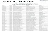 Public Notices - Business Observer · Public Notices PAGES 21-28 COLLIER COUNTY LEGAL NOTICES BUSINESS OBSERVER FORECLOSURE SALES COLLIER COUNTY Case No. Sale Date Case Name Sale