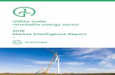 Utility-scale renewable energy sector 2016 Market ... 2016... · separate Energy Services market intelligence report. 1 – Introduction and purpose This report was compiled by GreenCape’s