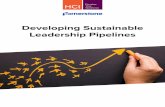 Developing Sustainable Leadership Pipelines · 2019-06-24 · Developing Sustainable Leadership Pipelines | 3 EXECUTIVE SUMMARY Effective leadership is fundamental to executing an