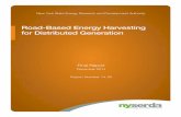 Road-Based Energy Harvesting for Distributed Generation...Energy harvesting, energy recovery, distributed generation, onsite generation, kinetic energy, waste, vehicles. Acknowledgments
