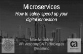 How to safely speed up your digital innovation · Mary and Tom Poppendieck, Implementing Lean Software Development, Harmonizing Speed and Safety at Scale is the The Microservice Way.