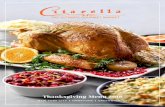 Thanksgiving Menu 2018 - Citarella€¦ · Thanksgiving Menu 2018 NEW YORK CITY • HAMPTONS • GREENWICH, CT. 2 THE CITARELLA STORY Celebrating more than 100 years of culinary history!