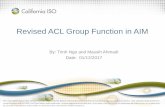 Revised ACL Group Function in AIM...In Master File, RES1 has an update to the SC-Association end date from 12/31/2016 to 8/31/2016, what happens in AIM? Jane’s access to query RES1