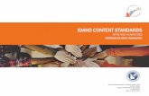 IDAHO CONTENT STANDARDS...Objective RES1.1 Summarize how the human experience is expressed through the arts and humanities. Objective RES1.2 Interpret content knowledge from multiple