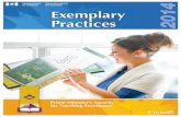 Exemplary 1 Practices 20 - WordPress.com · 2016-08-08 · Exemplary Practices 20 1 4. Pr inister’ war T 2014 emplar ractices 2 This publication is also available online in HTML