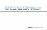 Ready to Use Activities for Engaging Online Learning Ready to Use Activities for Engaging Online Learning