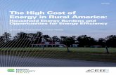 The High Cost of Energy in Rural America - ACEEEShe conducts research and analysis on local-level energy efficiency policies and initiatives, with a focus on energy affordability,