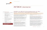 IFRS News - May 2016 - PwCIFRS news – May 2016 1 IFRS 15: final amendments to the new revenue standard issued The IASB has amended IFRS 15 to clarify the guidance on identifying