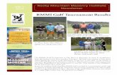 RMMI Golf Tournament Results - MultiBriefsmultibriefs.com/briefs/ncmaorg/070314_RMMI.pdf · RMMI Golf Tournament Results 2nd place team: Greg Hettinger, Dev Mahanti, Nick Vuolo and