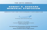 Sponsored by - American Astronautical Society€¦ · –Robert H. Goddard Memorial Symposium – Tuesday, March 17 6:00 pm Goddard Symposium Welcome Reception – Game Room and Lounge