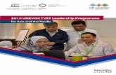 2019 UNEVOC TVET Leadership Programme - UNESCO-UNEVOC · and lifelong learning opportunities for all by 2030’. , The UNESCO Education 2030 Framework for Action, which outlines strategies