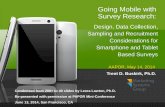 Going Mobile with Survey Research - IPOWER, Inc.papor.ipower.com/wp-content/uploads/2015/02/Session5...ENGLISH VERSION SPANISH VERSION 24 AAPOR 2014 Short Course: Going MOBILE with