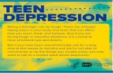 Teen Depression - NIMH · ⊲ Tumblr Counseling and Prevention Resources webpage can be found at [use the search term “counseling” or “prevention,” then click on “Counseling