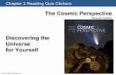 Seventh Edition - Physics & Astronomy · 2014-09-02 · Chapter 2 Reading Quiz Clickers The Cosmic Perspective Seventh Edition © 2014 Pearson Education, Inc. Discovering the Universe