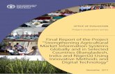 Final Report of the Project “Strengthening Agricultural Market Information … · 2018-04-27 · 1 The “Strengthening Agricultural Market Information Systems Globally and in Selected
