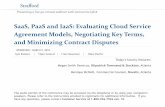 SaaS, PaaS and IaaS: Evaluating Cloud Service Agreement ...media.straffordpub.com/products/saas-paas-and-iaas... · 3/9/2016  · 2. Compliance with security laws (e.g., Massachusetts’