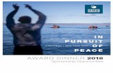 AWARD DINNER 2018 - d2071andvip0wj.cloudfront.net · AWARD DINNER 2018 Sponsorship Opportunities. Our mission is to prevent, resolve and mitigate deadly conflict around the world
