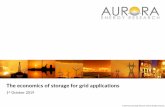 Economics of Storage for Grid Applications · The economics of storage for grid applications 1st October 2019. a 2 2. State of the market: storage in GB 3. The economics of storage