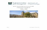 M.Sc. Psychology (Conversion) ODL Programme ... - gla.ac.uk · Page 1 Last updated 1 May 2020 M.Sc. Psychology (Conversion) ODL Programme Handbook 2019 – 2020 [C808A-5200]