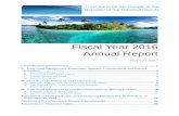 Fiscal Year 2016 Annual Report...2017/03/27  · RMI Resolution 2016-3 RMI Trust Fund Annual Report, Fiscal Year 2015 Approved the FY15Annual Report and approved the transmission of