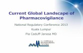 Current Global Landscape of Pharmacovigilance€¦ · Current Global Landscape of Pharmacovigilance National Regulatory Conference 2013 Kuala Lumpur Pia Caduff-Janosa MD . Pia Caduff-Janosa,