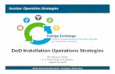 Session: Operation Strategies - Energy Exchange...Energy Exchange: Federal Sustainability for the Next Decade Installation Master Planning 2 • Holistic structure to achieve resilient,