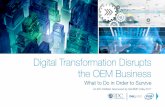 Digital Transformation Disrupts the OEM Business...Digital Transformation Disrupts the OEM Business What to Do in Order to Survive What is the OEM Model? In the OEM business, vertical