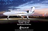 2002 G400 SN 1501 N176MGdallasjet.com/media/3909/2002-g400-sn-1501-n176mg-0520.pdf · 2002 Gulfstream G400 N176MG S/N 1501 Specifications & Summary • BRAD HARRIS •BHARRIS@DALLASJET.COM