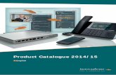 Product Catalogue 2014/15 - Kapsch · The very special box – VoIP gateways The innovaphone VoIP gateway forms the basis of the inno-vaphone IP telephone and Unifi ed Communications