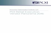 POI Retail Execution Vendor Panorama 2016 · POI Retail Execution Vendor Panorama 2016 4 between $250 million and $1 billion. Tier 3 is less than $250 million. Application of tiering