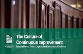 The Culture of Continuous Improvement - LG Professionals SA · The Culture of Continuous Improvement Ryan McMahon, Director Organisational Services and Excellence ... Other CTTG Managers