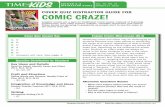 MARCH 27, 2020 VOL. 10 COVER QUIZ DISTRACTOR GUIDE FOR ...€“6... · COVER QUIZ DISTRACTOR GUIDE FOR COMIC CRAZE! ... C. Humor is a feature of traditional comics, but many graphic