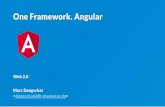 One Framework. Angular - fh-muenster.deLarger download: Angular compiler and unused libraries are included Template errors are thrown at runtime Angular compiler (ngc) as standin for