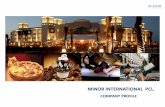 MINOR INTERNATIONAL PCL. - listed companymint.listedcompany.com/misc/slides/MINT_Company_Profile_28Apr2011.pdf · TIMESHARE -ANANTARA VACATION CLUB Introducing Anantara Vacation Club