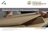 Environmental Product Declaration Medium Density ... · written consent of FWPA. WoodSolutions Australia is a registered business division of Forest and Wood Products Australia Limited.