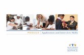 MODULE Application and Interview Skills - The Ritz-Carlton · MODULE Application and Interview Skills MODULE GUIDE We have developed a Module Guide to assist you with delivering Application