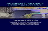 The Alberta Motor Vehicle Accident Claims Program ... · The Alberta Motor Vehicle Accident Claims Program WHAT’S IN THIS INFORMATION PACKAGE OVERVIEW OF THE PROGRAM [ 2 ] The Motor