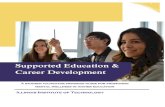 Supported Education & Career Development · Worksheet 2: Education Change Worksheet _____ 49 Worksheet 3: Problem-solving Worksheet_____ 50 ... This manual provides the framework