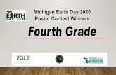 Michigan Earth Day 2020 Poster Contest Winners · First Place: Lucia Hall Grade: 4th. School: Sharp Park Academy City: Jackson. Teacher Name: Elaine Themm Teacher Email: elaine.themm@jpsk12.org