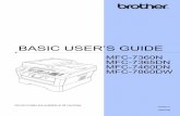 BASIC USER’S GUIDE...BASIC USER’S GUIDE MFC-7360N MFC-7365DN MFC-7460DN MFC-7860DW Not all models are available in all countries. Version C USA/CAN If you need to call Customer