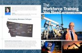 The As the clearinghouse for the Eastern Montana Energy ......The Eastern Montana Energy Workforce Development Initiative . Thegy Ener Workforce Development Initiative is a step toward