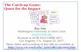 The Catch-up Game: Quest for the Impact - SIGCOMMconferences.sigcomm.org/sigcomm/2017/files/program/... · 2017-10-27 · Will the technology I am working on succeed? 3. Our initial