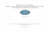 DoD Risk, Issue, and Opportunity Management Guideacqnotes.com/wp-content/uploads/2017/07/DoD-Risk-Issue-and-Opportunity... · Risk, Issue, and Opportunity Management Guide for Defense