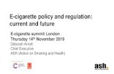 E-cigarette policy and regulation: current and future · MacGregor consulting for Chartered Trading Stds Institute . Retail shops most frequent source of purchase . Initial thoughts