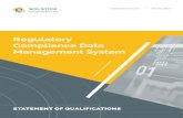Regulatory Compliance Data Management System...Regulatory Compliance Data Management System . Corporate INFORMATION ... conducting these evaluations the old-fashioned way and allowing